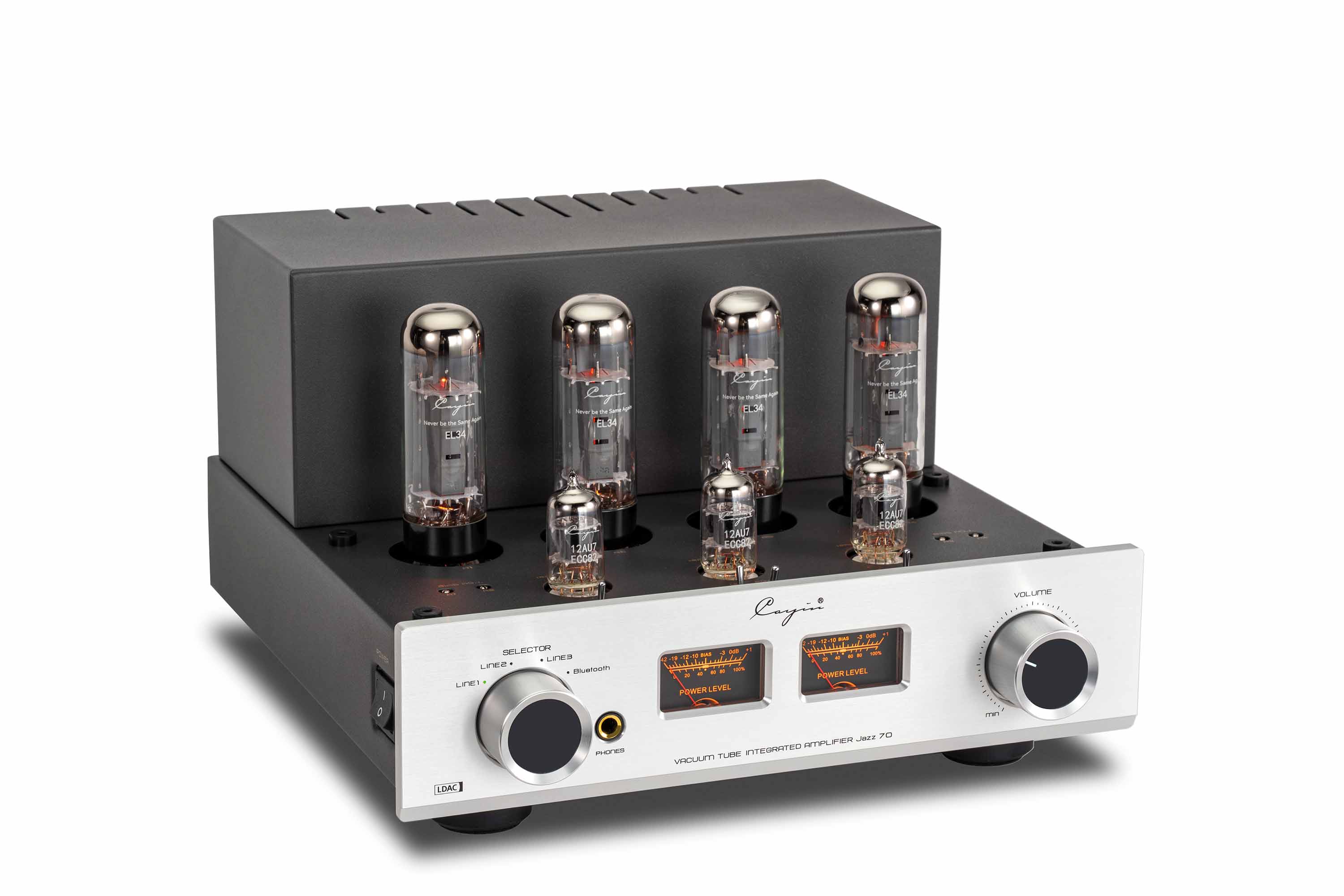Cayin JAZZ 70 EL34 Integrated Tube Amplifier Silver - MusicTeck