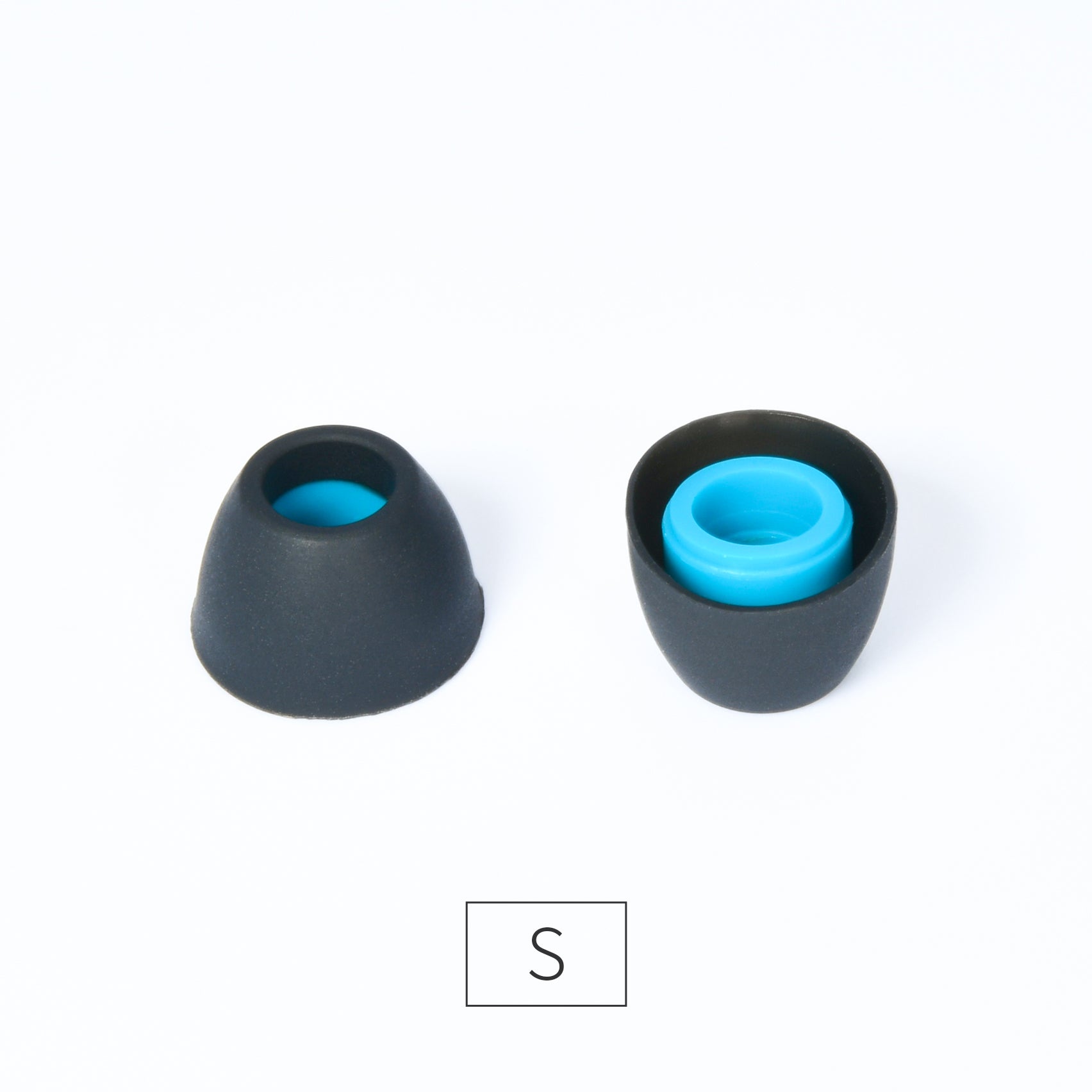 UM Blue Heart Silicone Eartips (one pair) - MusicTeck