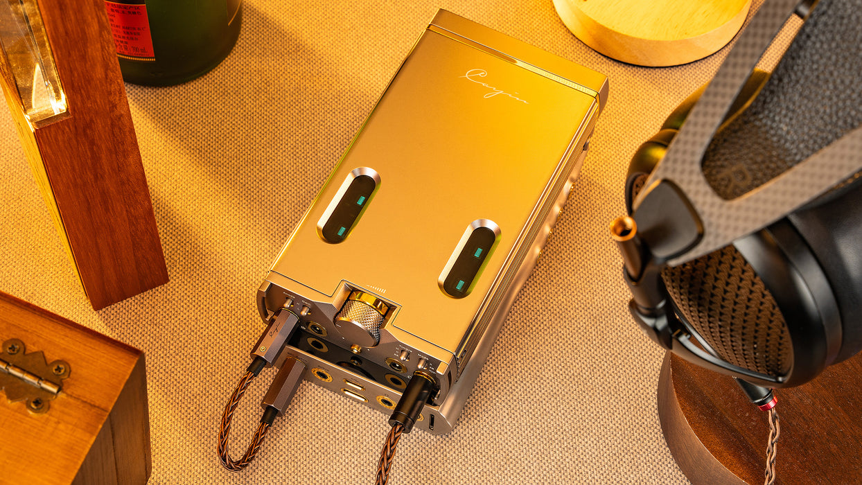 Cayin C9II Portable Headphone Amplifier Titanium Color Edition - MusicTeck 