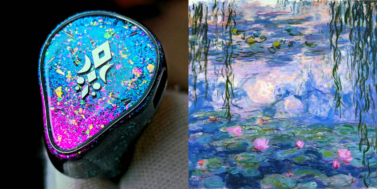 Rossi&Wing LUA_Serendipity Monet Water Lilies Special Edition (limited to 50 Pairs)