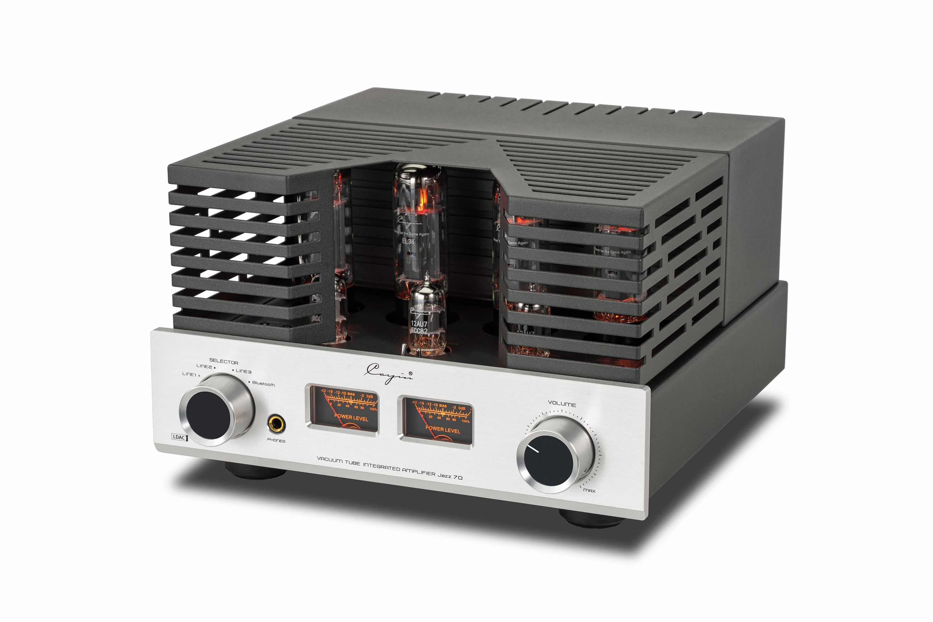 Cayin JAZZ 70 EL34 Integrated Tube Amplifier Silver - MusicTeck