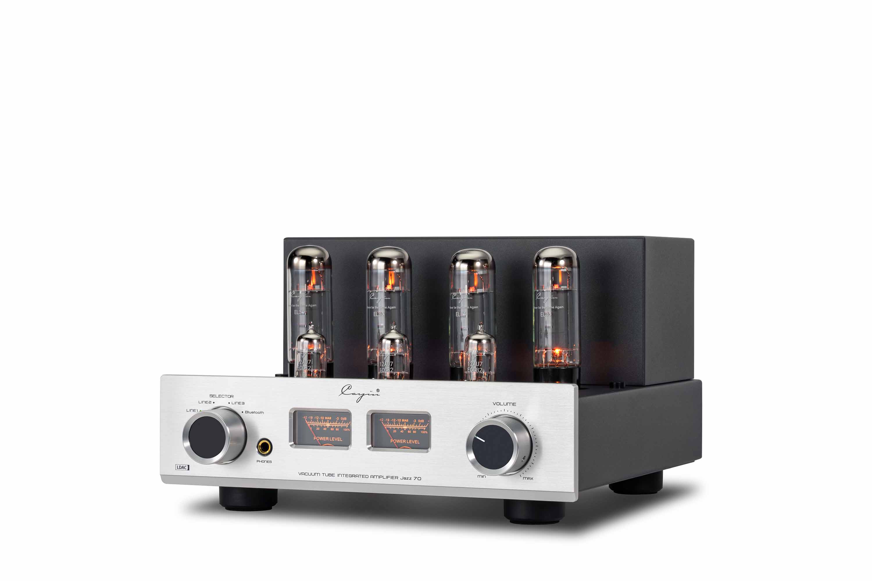 Cayin JAZZ 70 EL34 Integrated Tube Amplifier Silver - MusicTeck