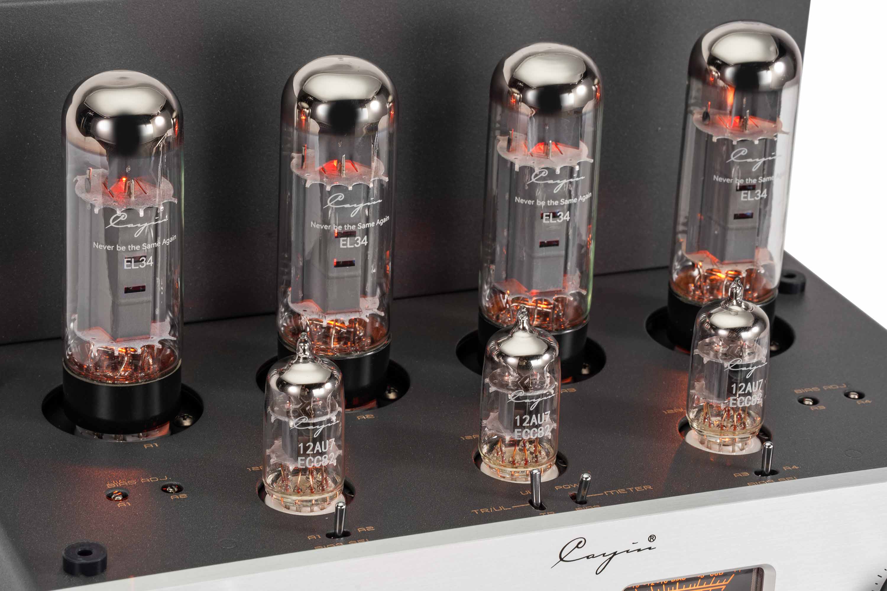 Cayin JAZZ 70 EL34 Integrated Tube Amplifier Silver - MusicTeck