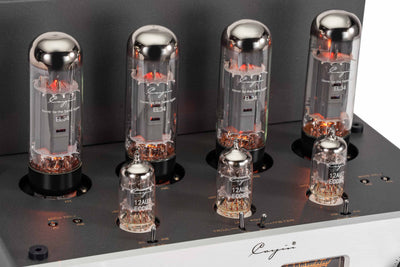Cayin JAZZ 70 EL34 Integrated Tube Amplifier Silver - MusicTeck