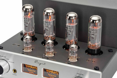 Cayin JAZZ 70 EL34 Integrated Tube Amplifier Silver - MusicTeck