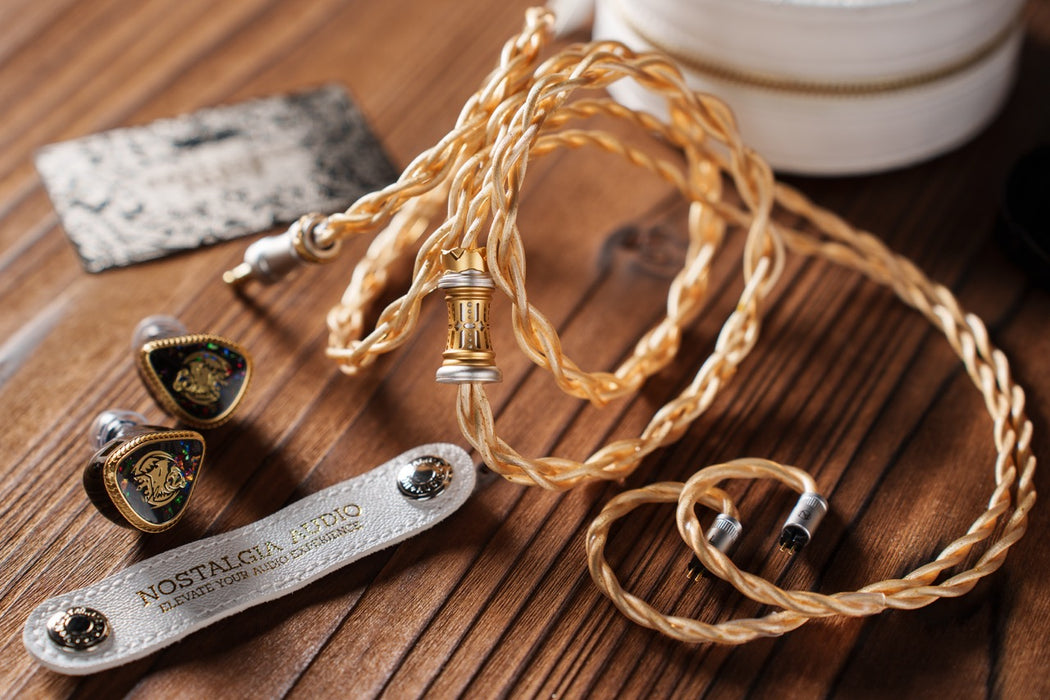 Nostalgia Audio Guinevere - 4 Braid GSPP Alloy cable - MusicTeck 