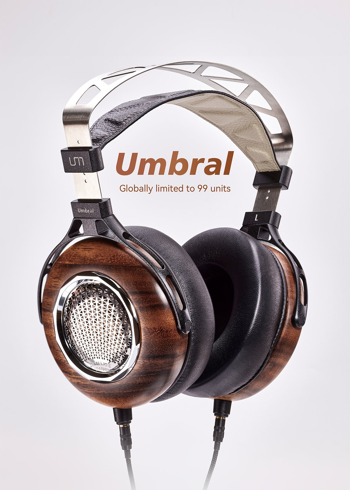 UM Unique Melody Full-Size Headphones Umbral--With Dual-Driver Hybrid System - MusicTeck 