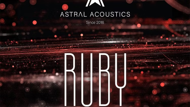Astral Acoustics Ruby - 9th Anniversary Cable (2Pin, 4.4mm) (limited to 99 units)