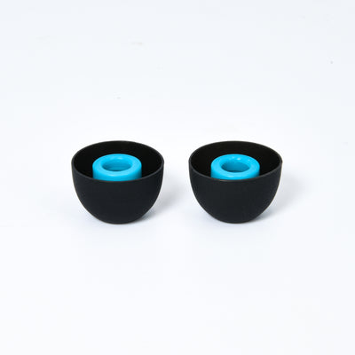 UM Blue Heart Silicone Eartips (one pair) - MusicTeck