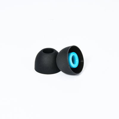 UM Blue Heart Silicone Eartips (one pair) - MusicTeck