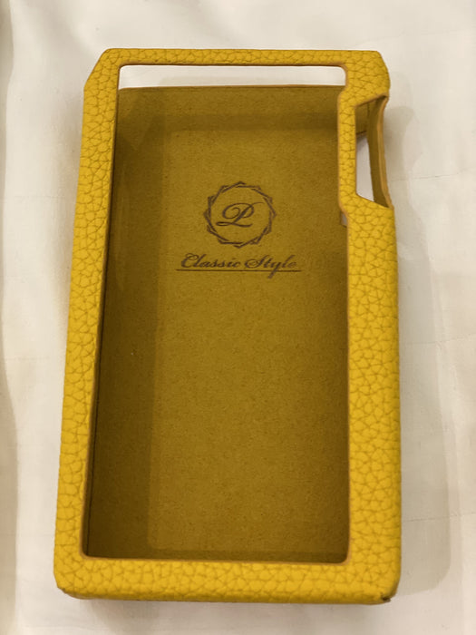 Luxury Precision P6 Pro Advanced Discrete R-2R Portable Audio Player (Black Gold Edition) with Yellow Leather Case (like new, demo unit)