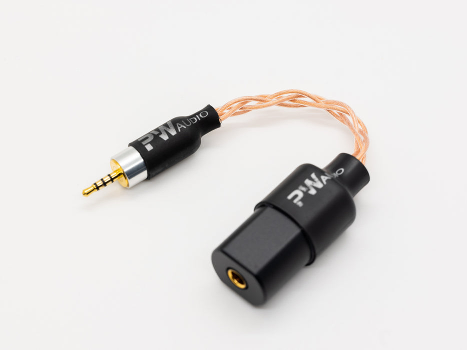 PWAudio 4.4mm Balanced Female  to 2.5mm Balanced Male with OCC wire